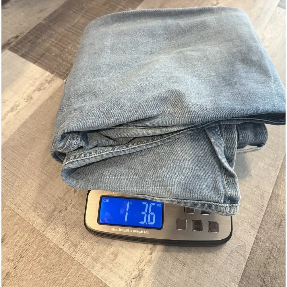 Hollister Jeans Womens 29 High Rise Flare Light Wash Soft Stretch 31 Inseam - Picture 7 of 7